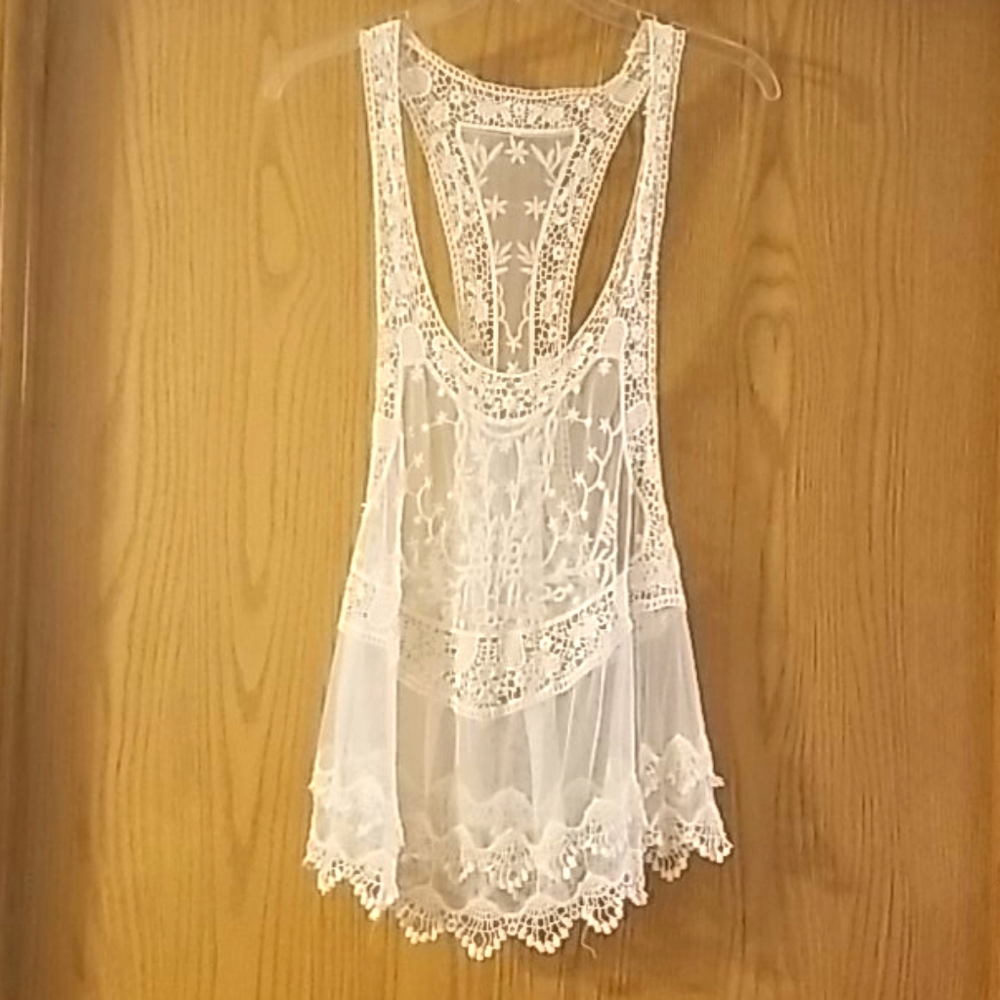🧚‍♀️Crochet & Lace Cover-Up🧚‍♀️